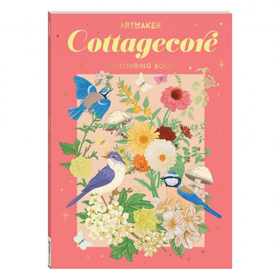 Art Maker Colouring Book 72pp: Cottagecore