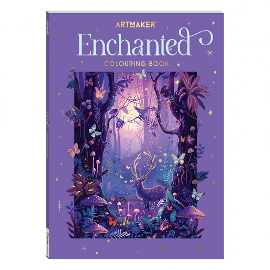 Art Maker Colouring Book 72pp: Enchanted