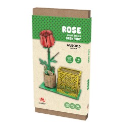 Artistic Flower Desk Tidy: Rose