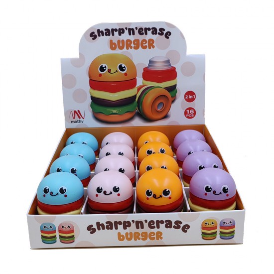 Burger - sharp'n'erase (2 in 1) D.16