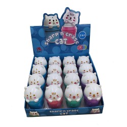 Cat - sharp'n'erase (2 in 1) D.16