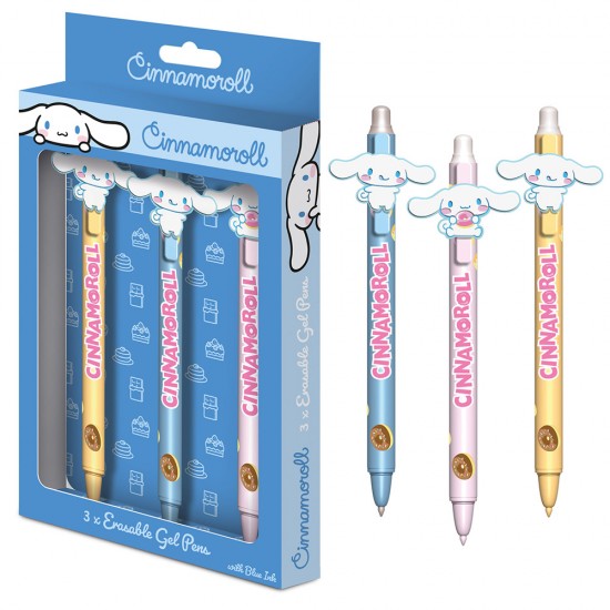 Cinnamoroll 3pk Erasable Gel Pen