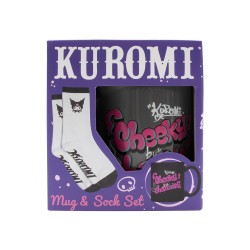 HK Kuromi Mug & Sock Set - Ceramic