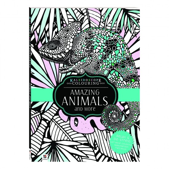 Kaleidoscope Colouring Book 72pp: Amazing Animals and More
