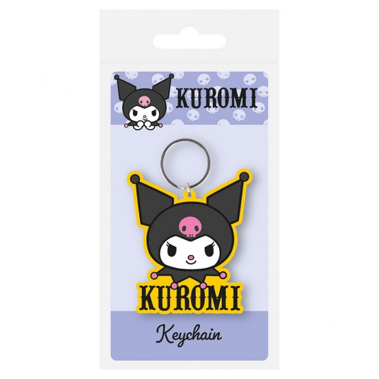 Kuromi (Face) PVC Keychain