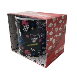 Kuromi (Funky Pattern) White Mug
