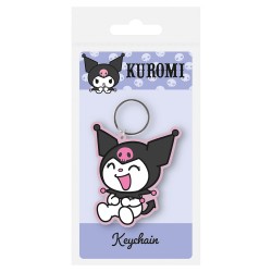 Kuromi (Laughing) PVC Keychain