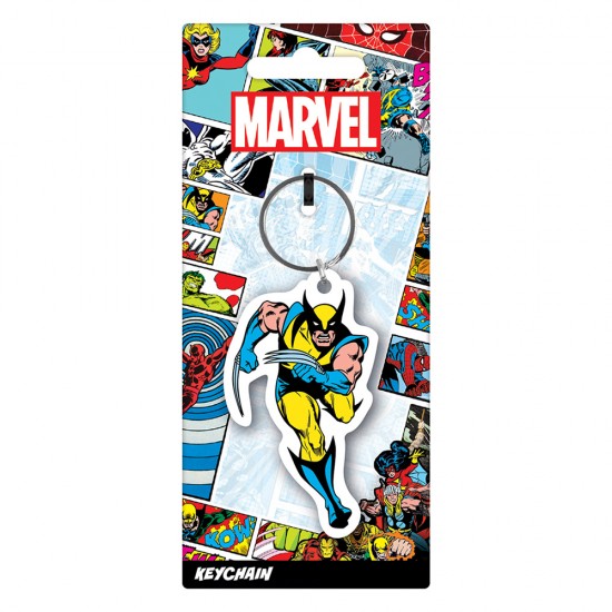 Marvel Comics (Wolverine) Rubber Keychain