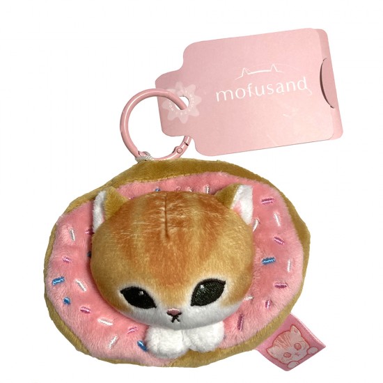 Mofusand Keychain - Plush - Donut