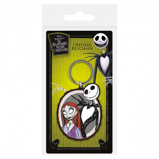 Nightmare Before Christmas (Jack & Sally) PVC Keychain