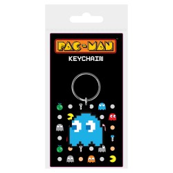 Pac-Man (Blue) PVC Keychain