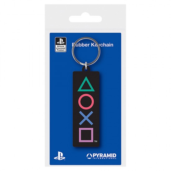 Playstation (Shapes) PVC Keychain