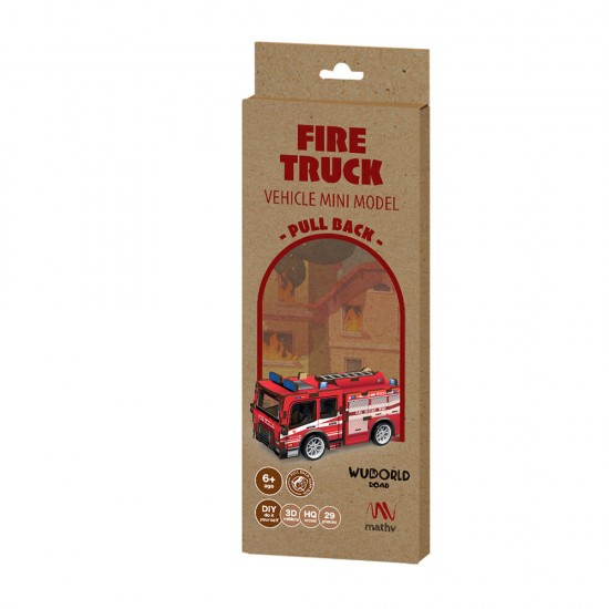 Pull Back Fire Truck