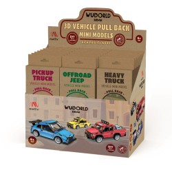 Pull Back Road Vehicles Display Box (D.24)