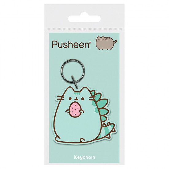 Pusheen (Pusheenosaurus) PVC Keychain
