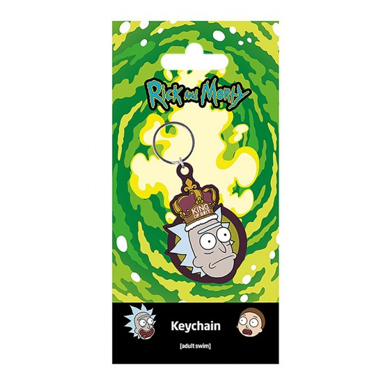 Rick And Morty (King Of S**T) PVC Keychain