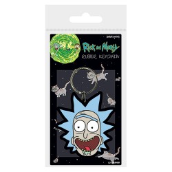 Rick And Morty (Rick Crazy Smile) PVC Keychain