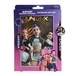 K-Pop Demon Hunters Notebook Gift Set - Golden