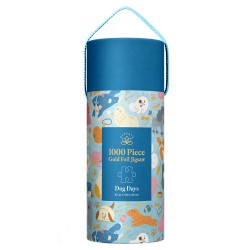 Elevate 1000 Piece Gold Foil Jigsaw Tubes: Dogs