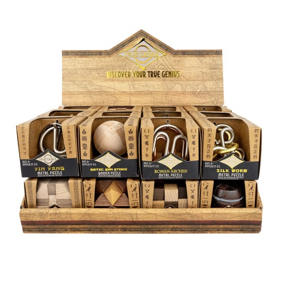 True Genius Mini Puzzles Display D.24