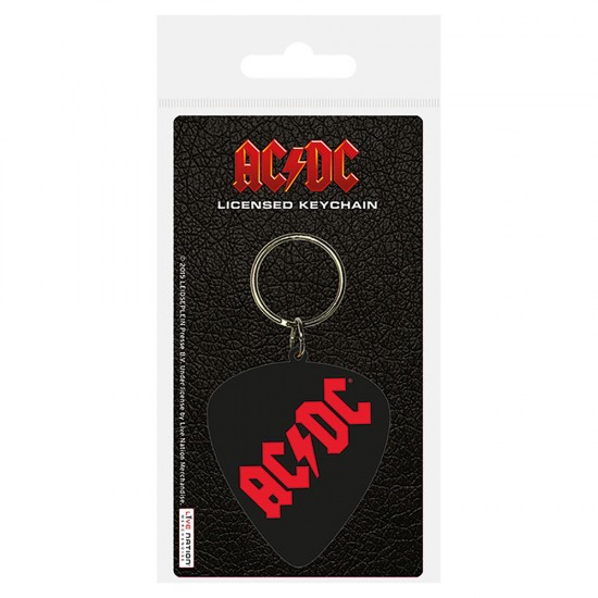 Ac/Dc (Plectrum) PVC Keychain