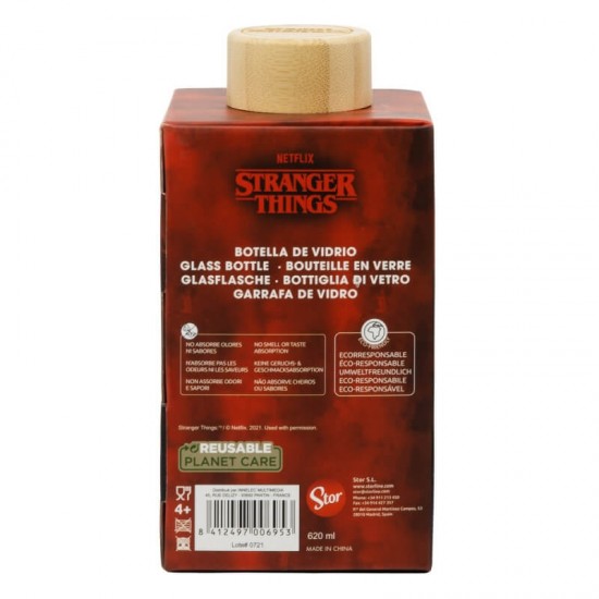 Stranger Things Small Glass Bottle 620 ml