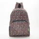 Black Ditsy Backpack