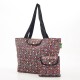 Black Ditsy Large Cool Bag