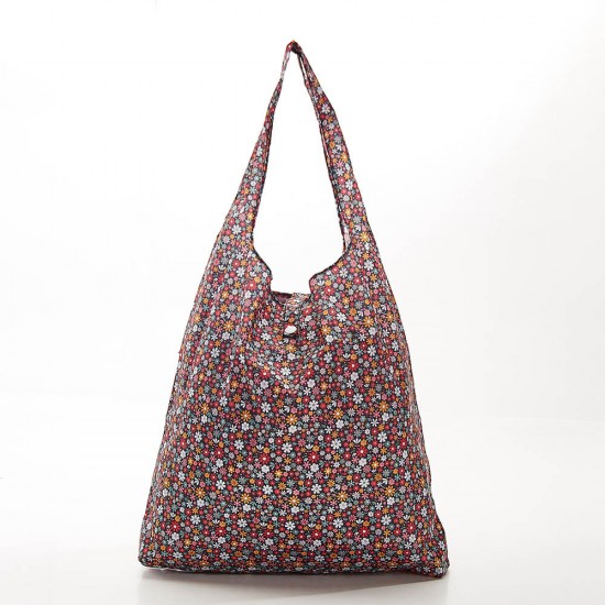 Black Ditsy Shopper