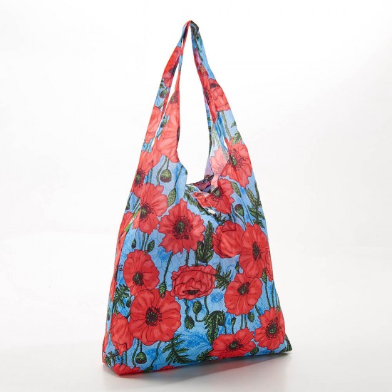 Blue Poppies Shopper