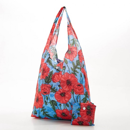 Blue Poppies Shopper
