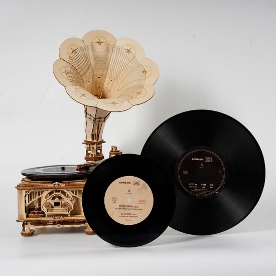 Classical gramophone（Electric & Hand rotate mode)