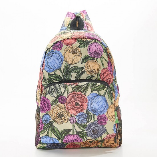 Green Peonies Backpack