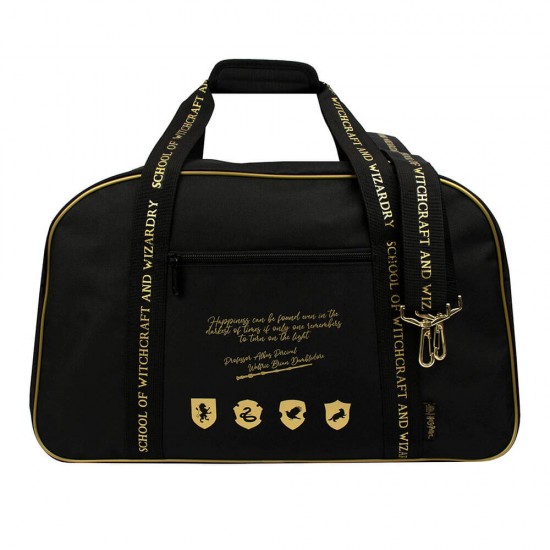 Harry Potter Kit Bag - Hogwarts Shield - Black