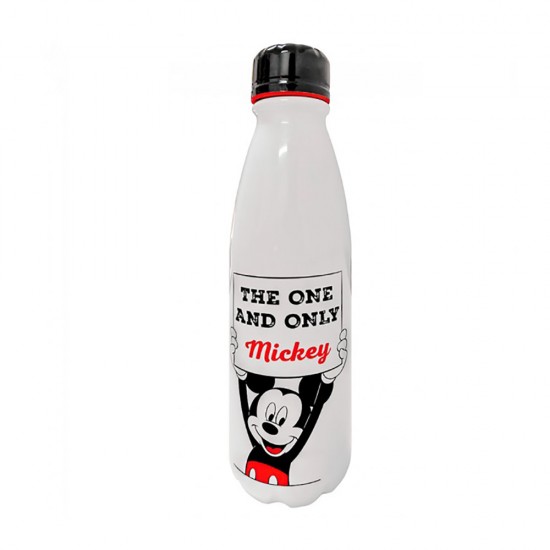 Mickey Daily Aluminium Bottle 600 ml Black Dots Rps