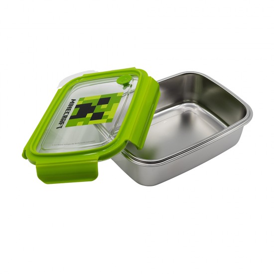 Minecraft Stainless Steel Rectangular Sandwich Box 1020 ml