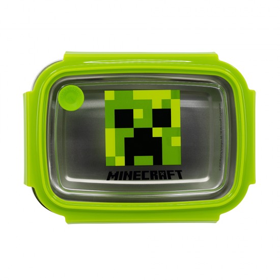 Minecraft Stainless Steel Rectangular Sandwich Box 1020 ml