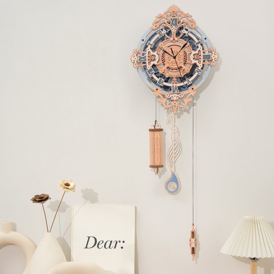Romantic notes - wall clock