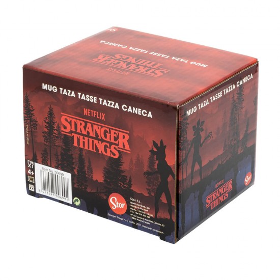 Stranger Things Ceramic Globe Mug 13 oz in Gift Box