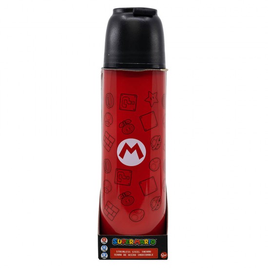 Super Mario Stainless Steel Thermo 495 ml