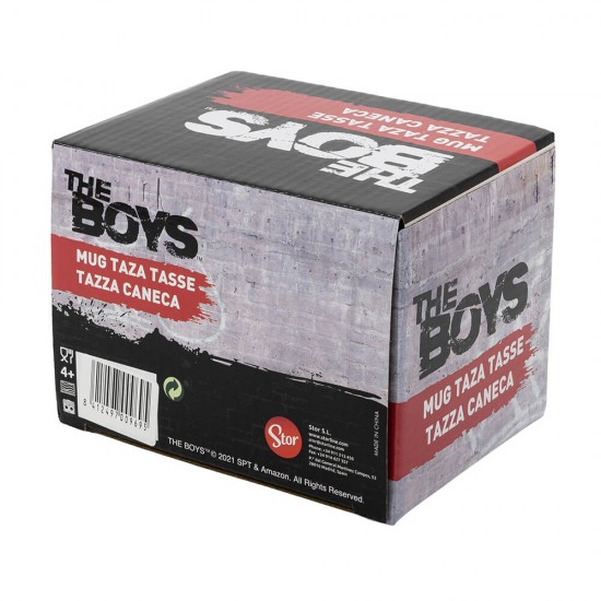 The Boys Young Adult Ceramic Globe Mug 13 oz in Gift Box