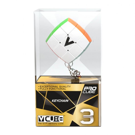 V Cube 3 Pillow Keychain
