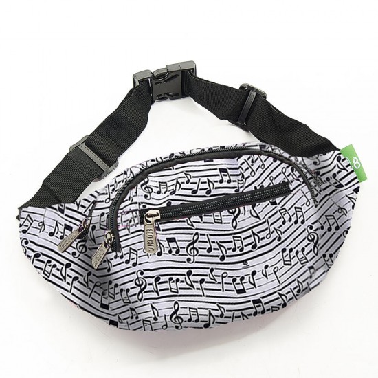 White Music Bum Bag