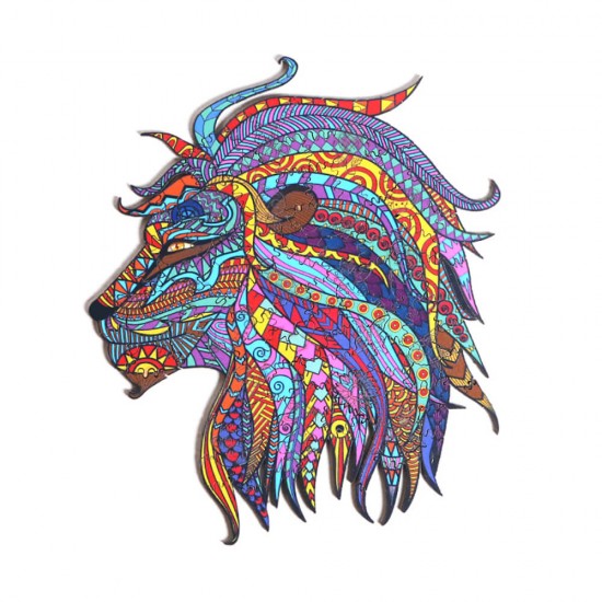 Wooden Figured Puzzle-Lion