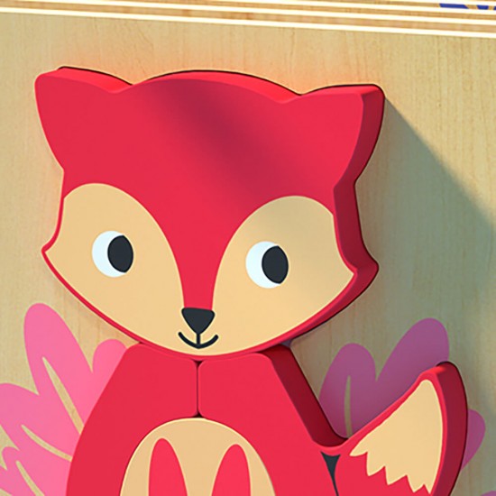 Wooden Jigsaw Puzzle-Fox