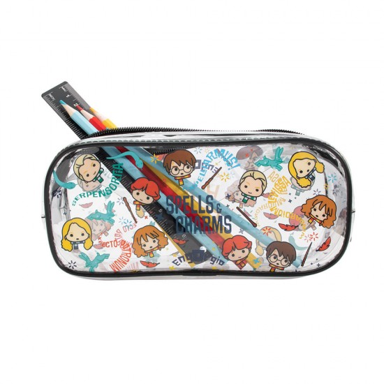 Harry Potter Clear PVC Pencil Case  - Kawaii