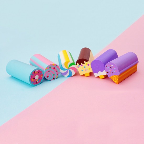 Fancy Eraser Set: Candy