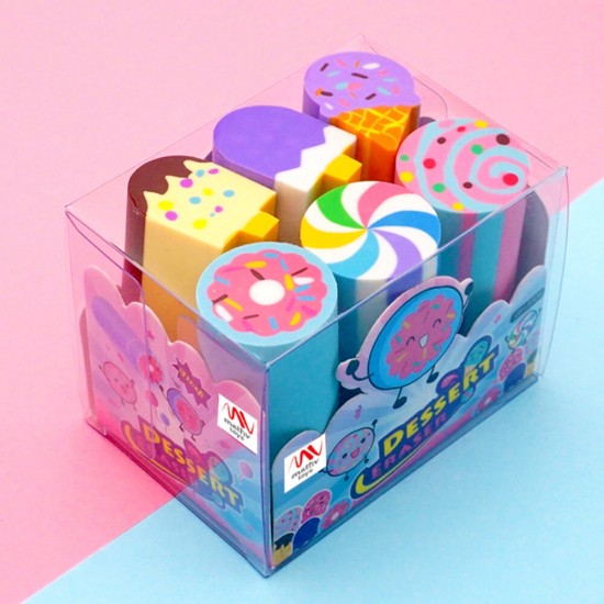 Fancy Eraser Set: Candy