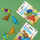 Fancy Eraser Set: Dinosaurs