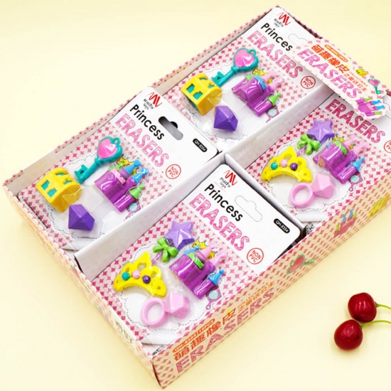 Fancy Eraser Set: Princess